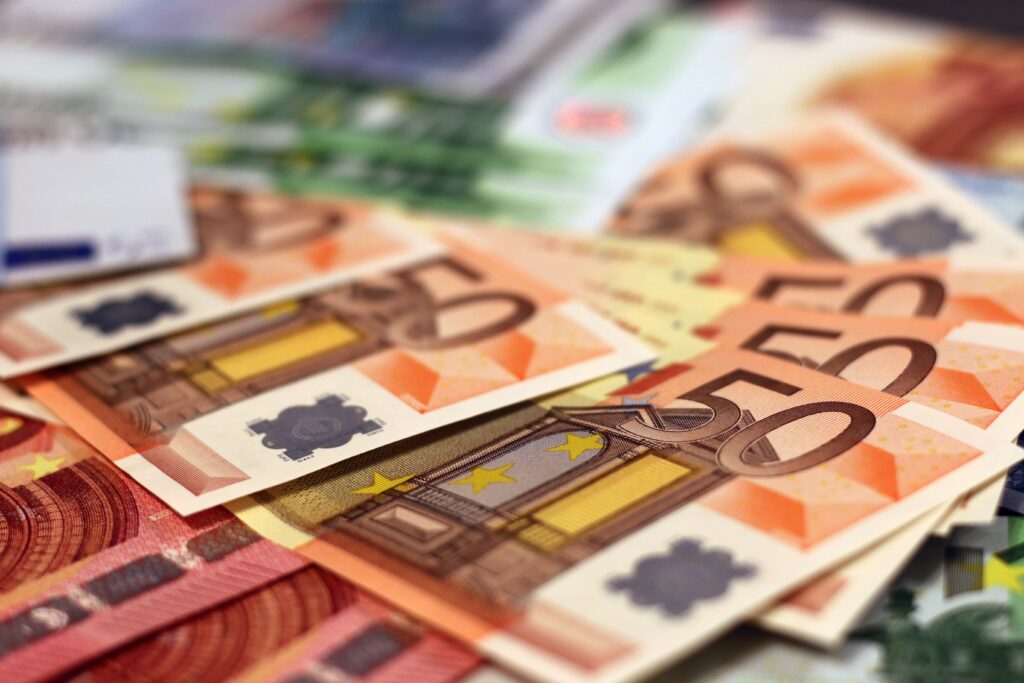 Duża wypłata w euro